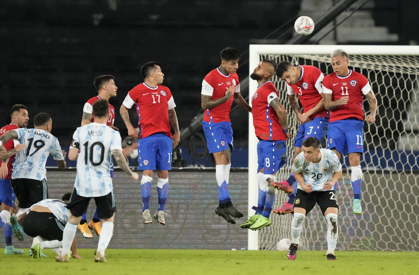 APTOPIX Brazil Argentina Chile Copa America Soccer